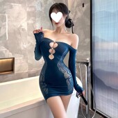 网衣性感情调禁欲系丝袜包臀裙诱惑内衣御姐渔网趣味连身袜女情趣