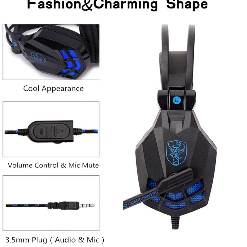 Gaming Headset Laptop Mic headphones 头戴式电脑耳机Earphonet|ruв категории видео электрических приборов, наушники/наушники - от Buy2taobao.com для оказания профессиональной услуги покупки агента Taobao