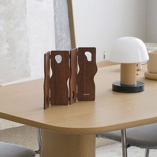 饰品 WOZOOM屋准轻奢中古风复古屏风桌面摆件家居客厅玄关创意装
