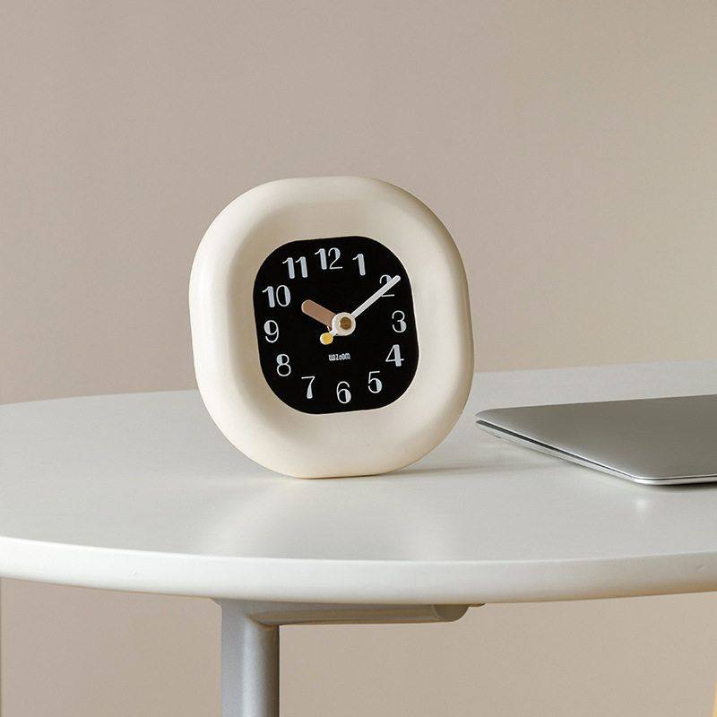 wozoom屋准家居客厅玄关装饰摆件办公室桌面饰品创意奶油风座钟,家居饰品,桌面摆件,淘宝优惠券,粉丝福利购,淘宝优惠卷