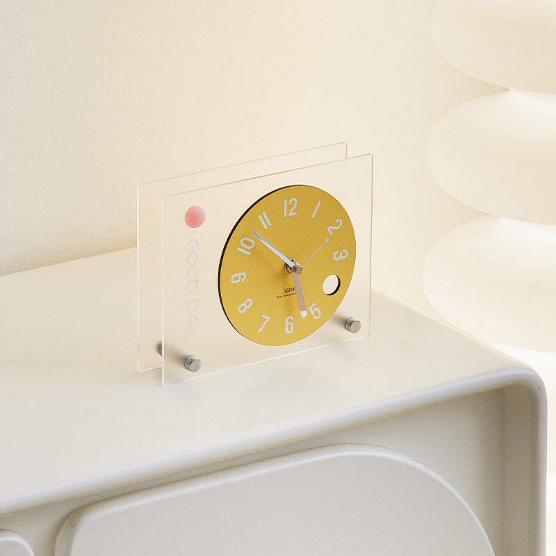 WOZOOM屋准创意简约桌面摆件卧室台式座钟玄关电视柜时钟装饰品,家居饰品,桌面摆件,淘宝优惠券,粉丝福利购,淘宝优惠卷