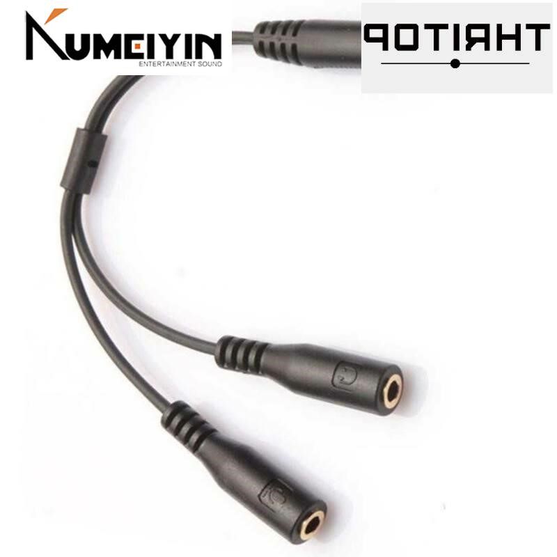 3.5mm Audio 1 to 2 Headset Mic Splitter Cable Adapter for PC|msdalam kategori Peralatan Audio-visual, mikrofon/mikrofon - dari Buy2taobao.com untuk memberikan perkhidmatan ejen Taobao profesional membeli