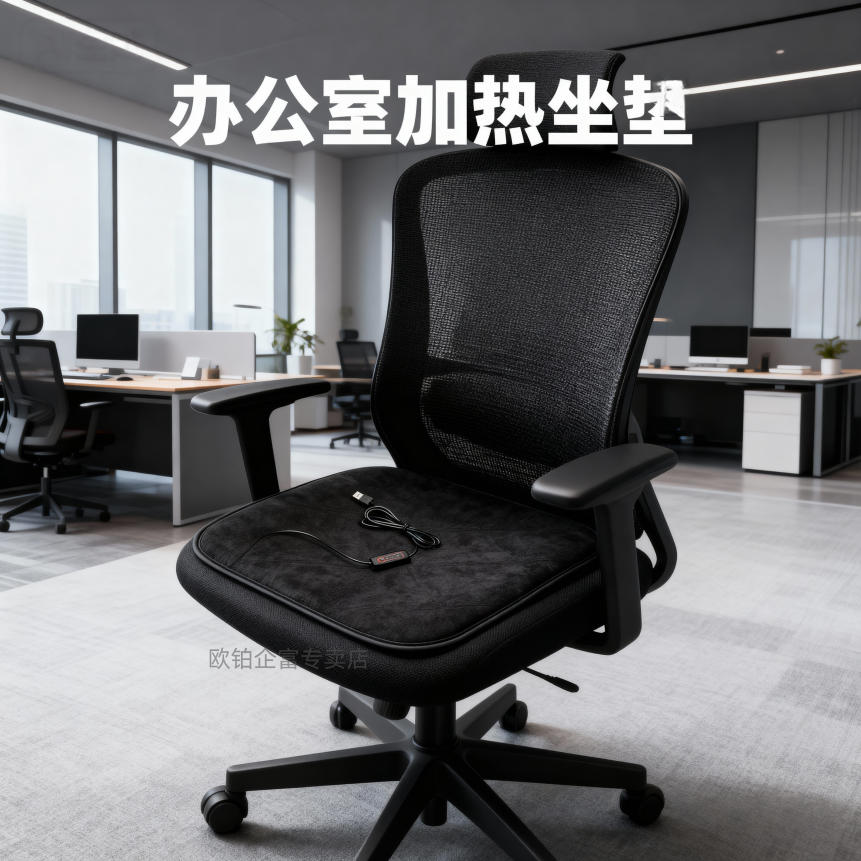 汽车加热坐垫冬季车载usb座椅保暖车用电热毯办公室12V电加热座垫