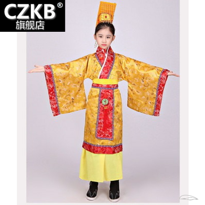 儿童古装汉服课本剧西门豹治邺服图片