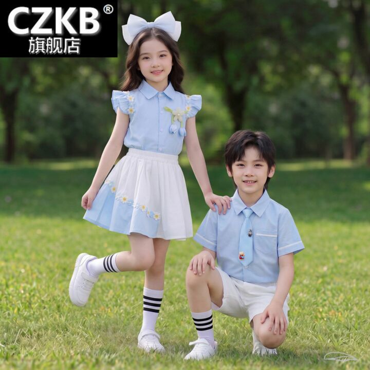 六一儿童节演出服小学生大合唱朗诵表演服装幼儿园毕业照班服园服