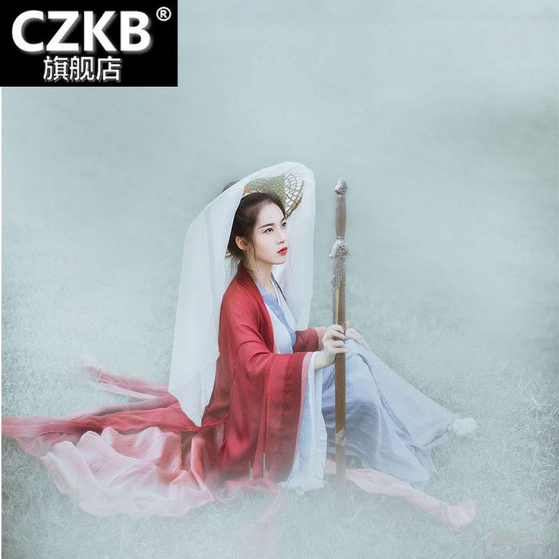 日常传统古装汉服女魏晋中国风交