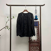 新中式 玉兰 桑蚕丝显瘦百搭上衣X70205