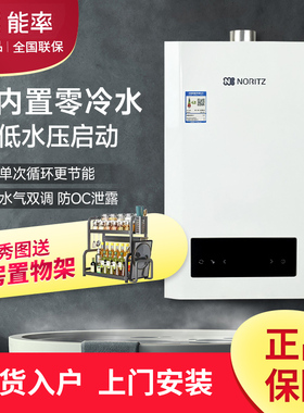 NORITZ/能率GQ-16S1FEXQ/13S1FEXQ 燃气热水器智能恒温零冷水16升