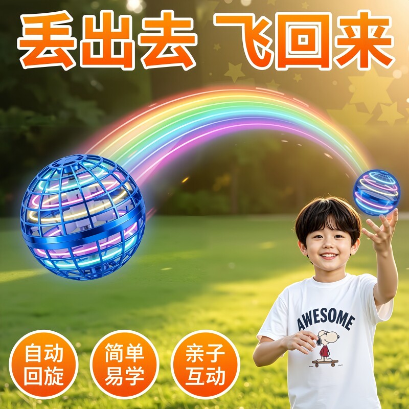 耐摔悬浮感应回旋飞行球图片