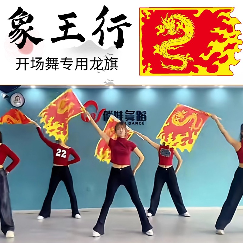 运动会入场创意道具旗帜表演专用