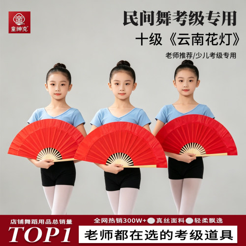 民间舞考十级云南花灯舞蹈扇子