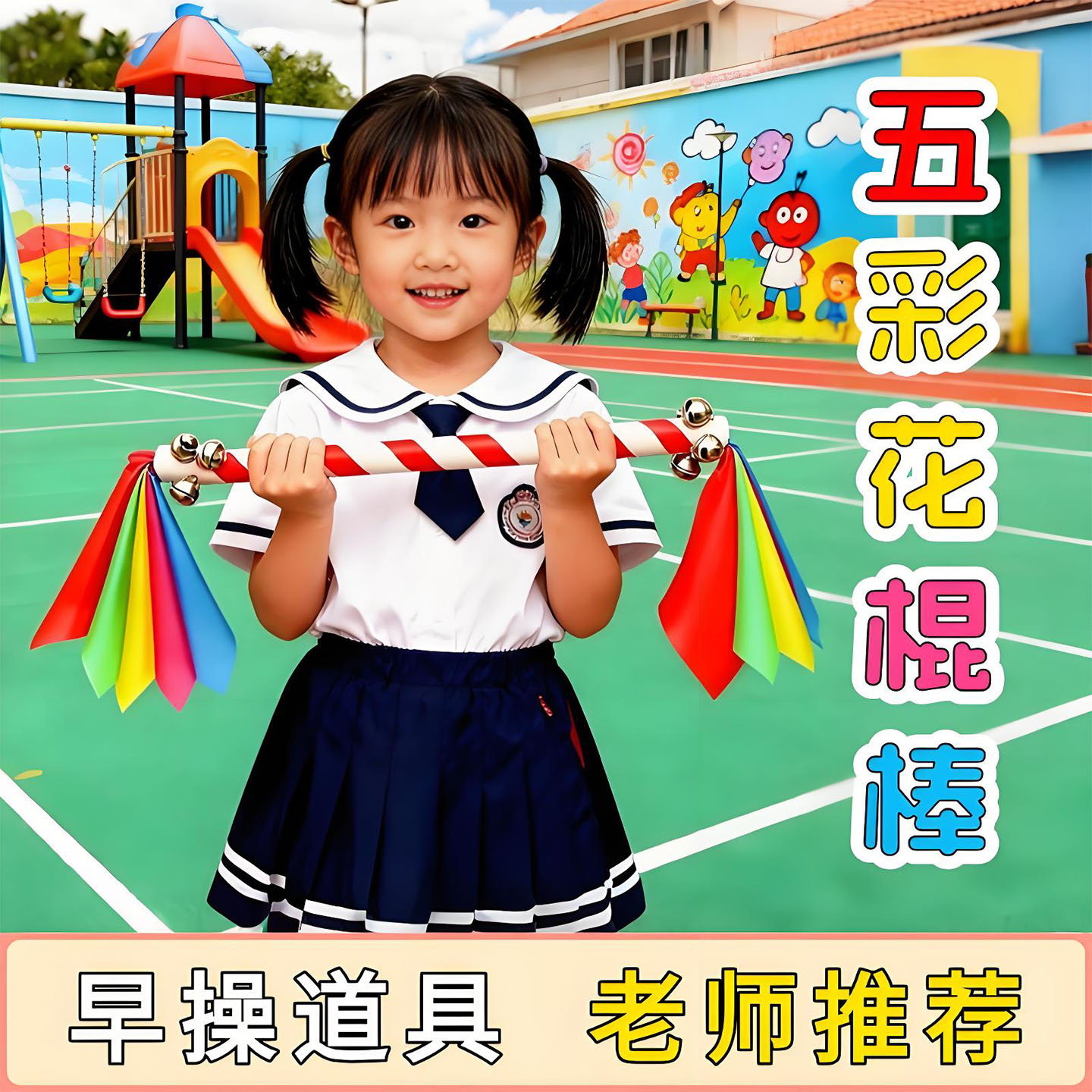 幼儿园舞蹈花棍儿童早操手持道具