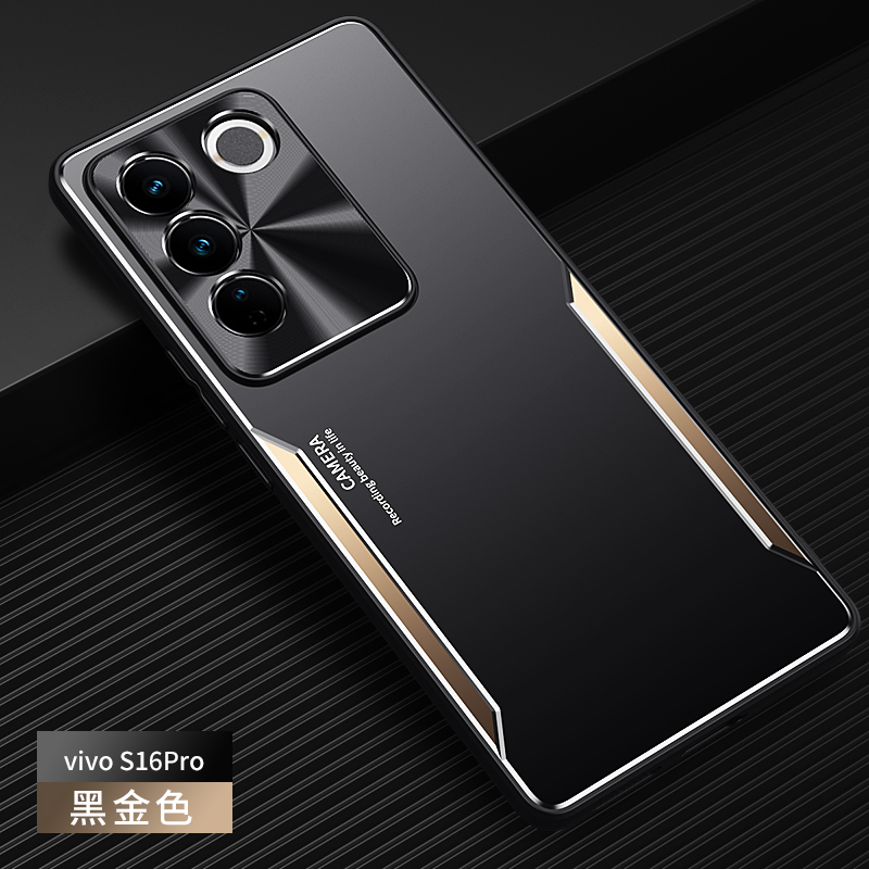 适用于vivos16手机壳viv0s16e保护套v1vos16pro金属背板vovos支架vovs防摔vivs16p0r商务wiwos男女viaos外壳