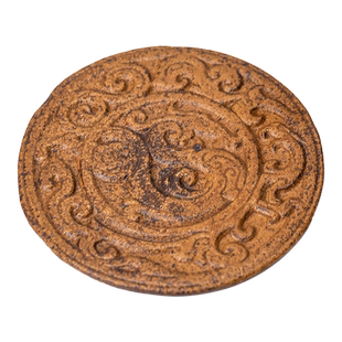 创意粗陶盖置中式复古家用陶瓷茶壶盖托搁置茶宠功夫茶具茶道零配