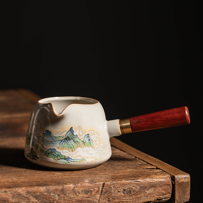 匠序汝窑公道杯茶海分茶器