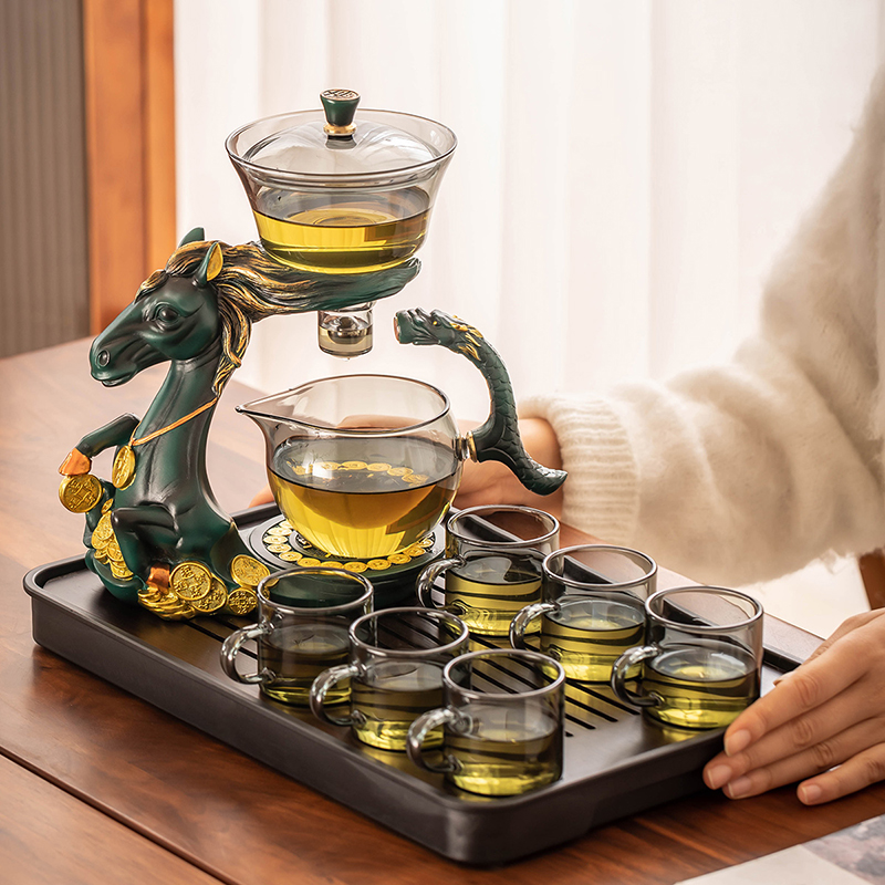 匠序懒人自动茶具套装马上有钱