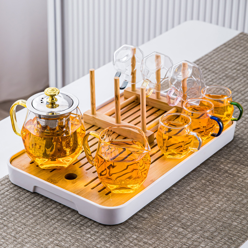 日式玻璃小套办公室会客冲茶器