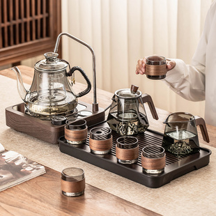 玻璃茶壶套装 全自动上水电陶炉煮茶器2025新款 家用茶台烧水壶一体