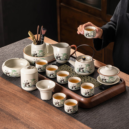 匠序汝窑功夫茶具整套高档泡茶碗