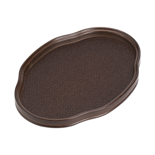 复古竹制托盘茶托盘海棠形编日式高档织席面干泡台茶奉茶盘壶托盘