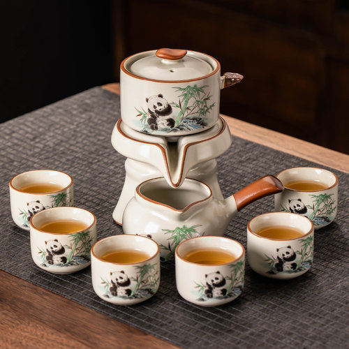 匠序汝窑自动茶具套装2024新款