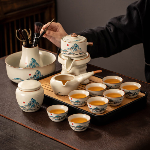 匠序汝窑自动茶具懒人泡茶神器