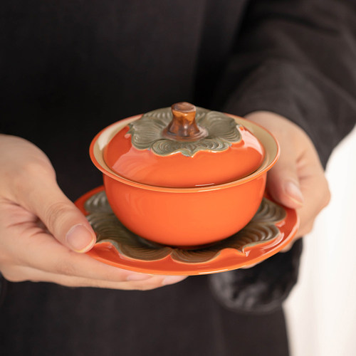 匠序盖碗创意结婚茶具