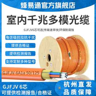 6芯室内多模束状缆 6芯多模光缆 另有4芯8芯12芯24芯多模光纤 6芯多模室内缆GJFJV 6芯多模光纤