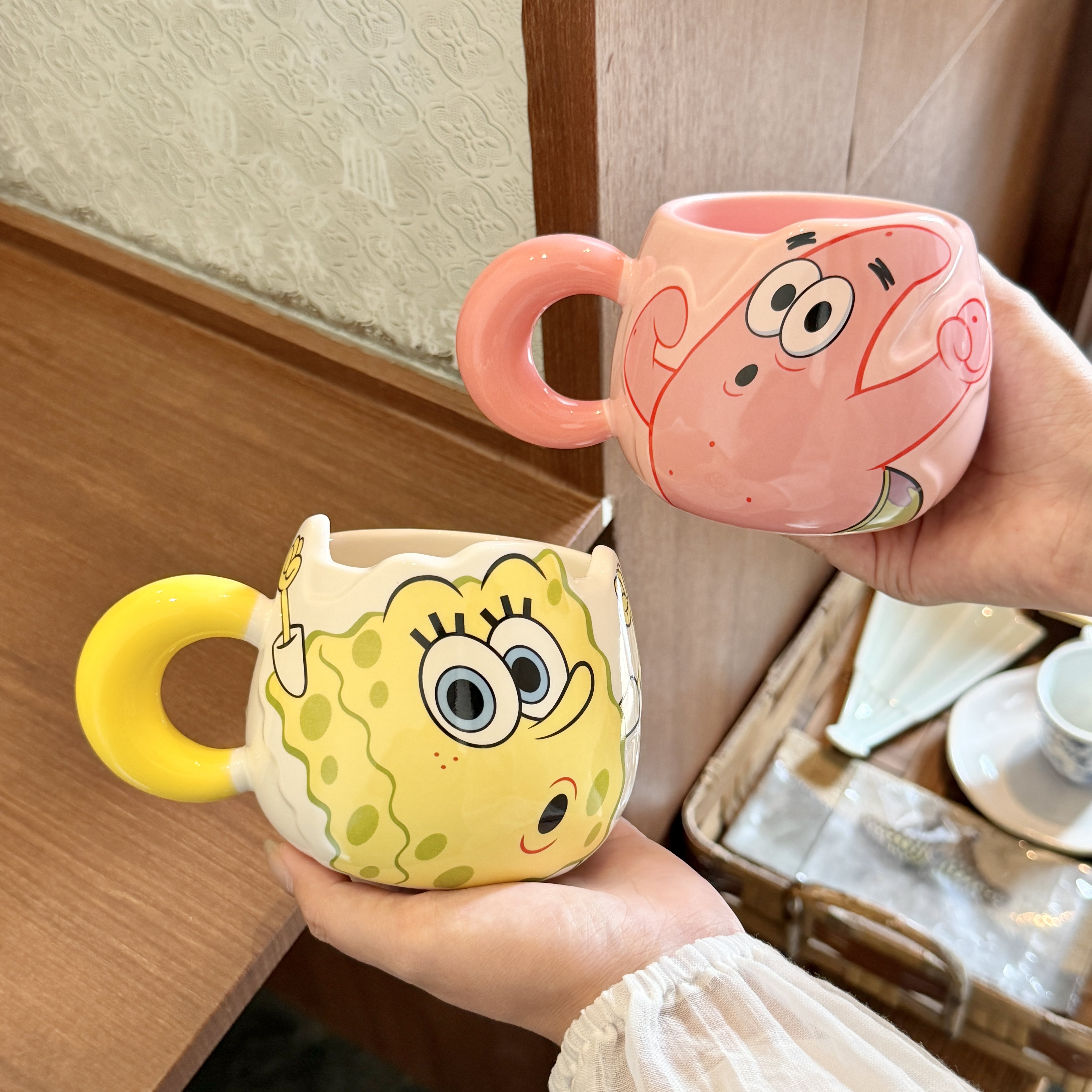 SpongeBob Keramika Fincan və Kuboklar