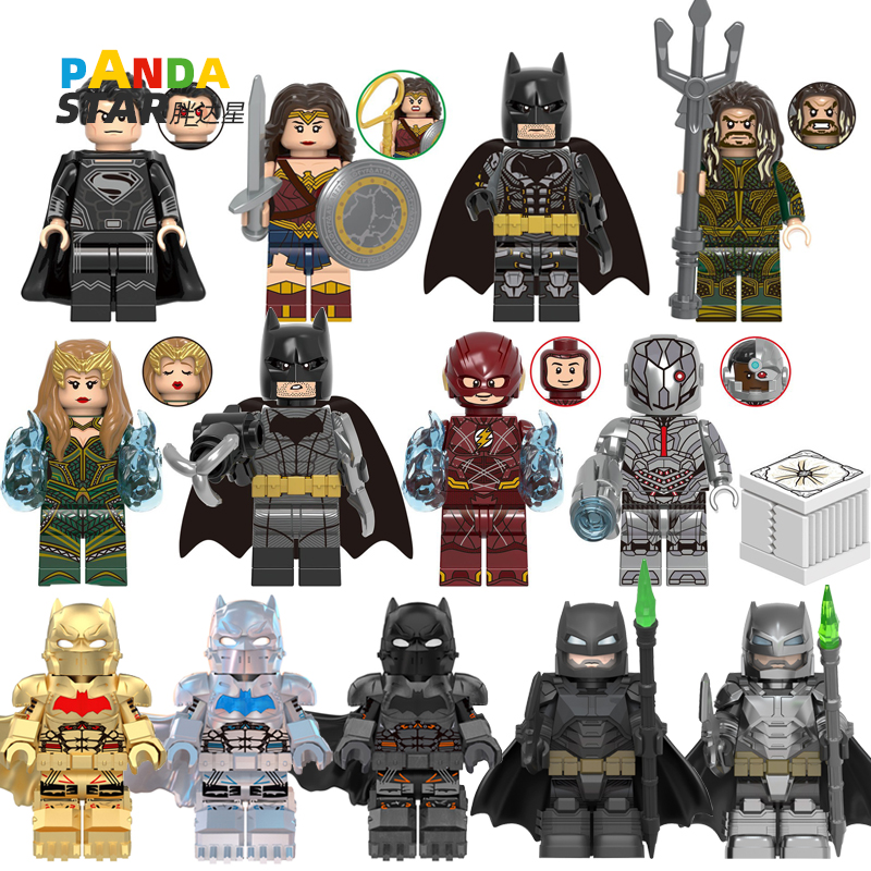 正义联盟重装蝙蝠侠人仔积木玩具
