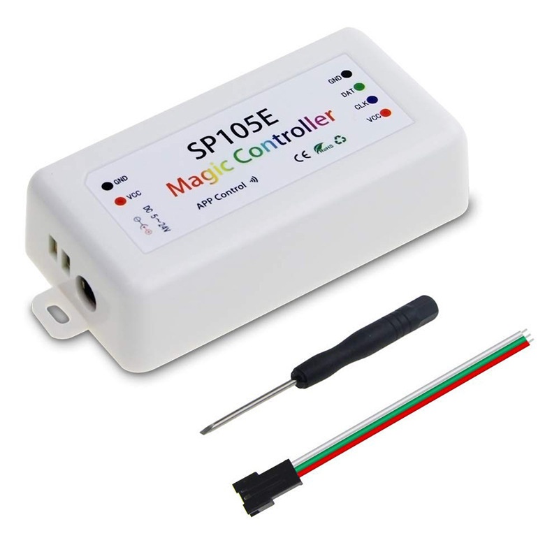 SP105幻彩灯条控制器，幻彩灯条蓝牙控制器，幻彩灯条LED控制器