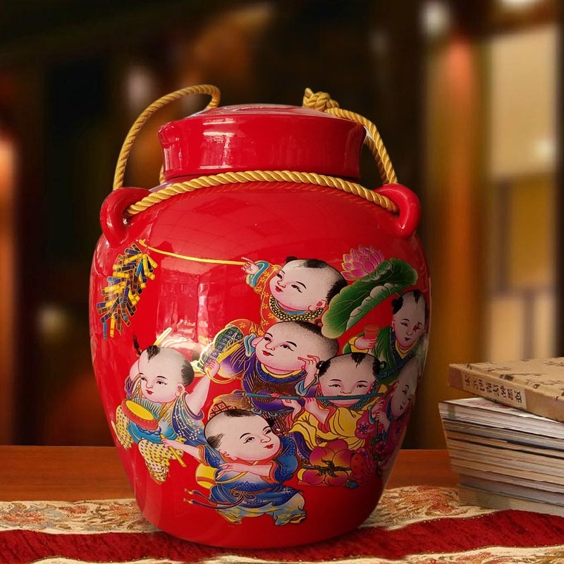 新品景德镇陶瓷坛子 结婚用品红色喜字坛 带盖储物罐坛批发,橡塑材料及制品,工业陶瓷,淘宝优惠券,粉丝福利购,淘宝优惠卷