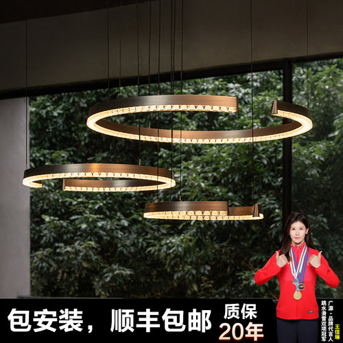 星辉客厅吊灯现代轻奢简约大气