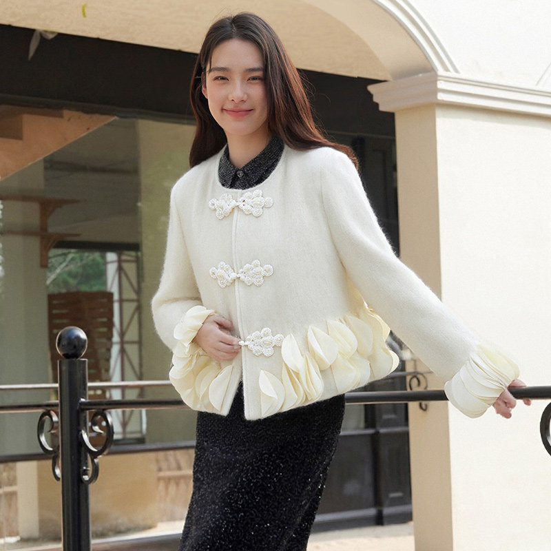 SOMSOM/索玛冬季新款新中式​​短外套女​盘扣小众设计感,女装/女士精品,短外套,淘宝优惠券,粉丝福利购,淘宝优惠卷