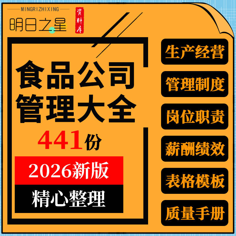 食品公司工厂人力资源生产车间安全绩效管理制度岗位职责表格模板