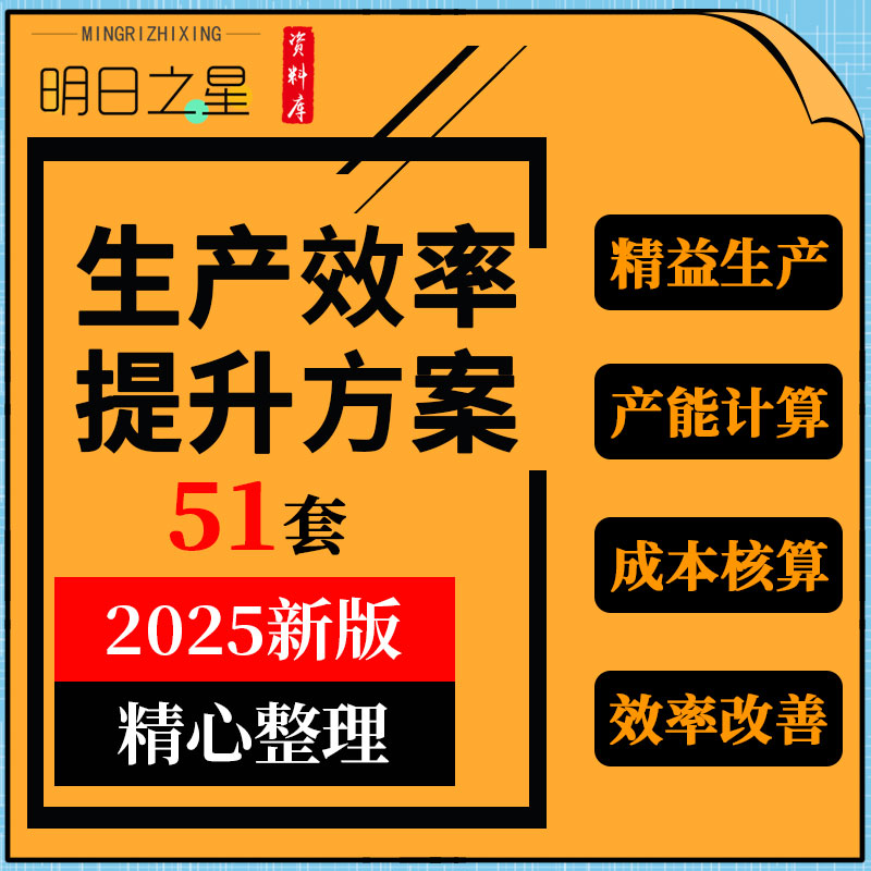 企业工厂车间运营管理方案精益生产评比标准成本核算效率提升ppt