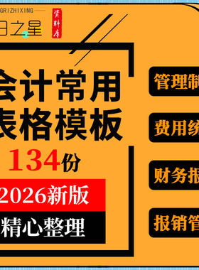 企业公司会计财务报表分析手册管理制度统计报销成本核算表格模板