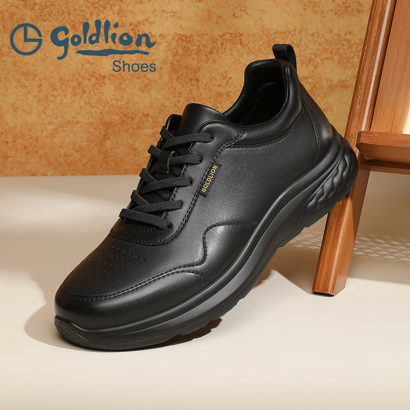 金利来男鞋新款潮流商务运动皮鞋