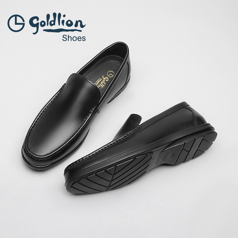 软底皮鞋一脚蹬乐福鞋男豆豆鞋