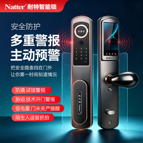 耐特一帆风顺指纹4G智能锁