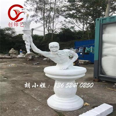 现货出售玻璃钢鬼手模型雕塑游乐场鬼屋设计恐怖石棺石门雕塑摆件