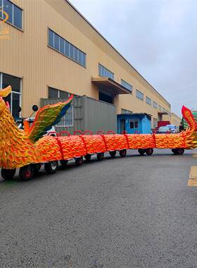 中国龙火车景区无轨小火车游乐设备火车游乐场可坐人观光龙火车