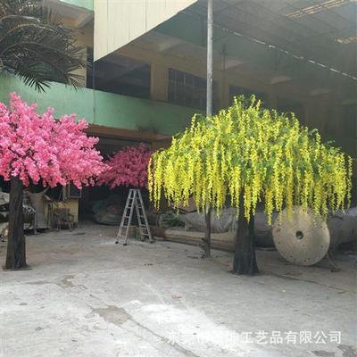 仿真大型樱花树仿真豆花假树仿真紫藤花树源头厂家生产婚庆装饰