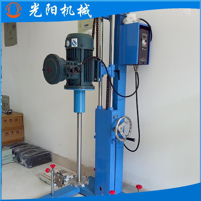 中试用分散机手摇升降分散机试验分散机油漆涂料实验室高速分散机