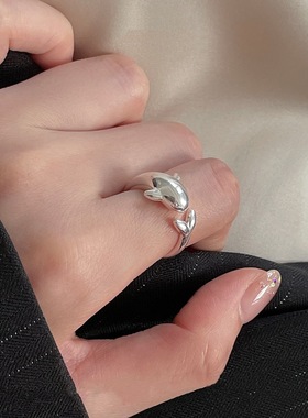 srrmhyn可爱海豚戒指女