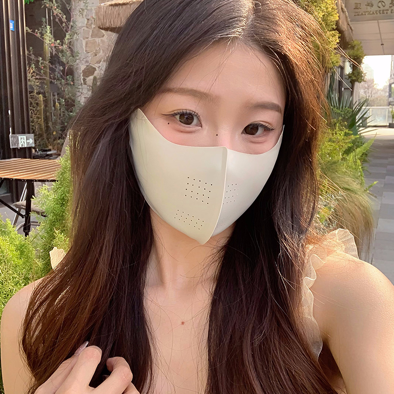 无痕防晒口罩女夏季薄款透