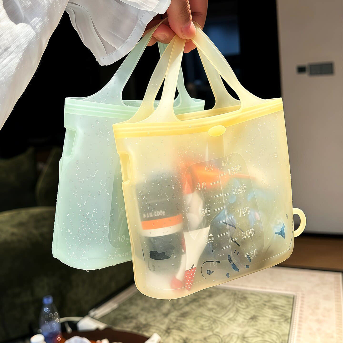 硅胶游泳包防水运动健身包户外便携式手提包小拎包出差旅行洗漱包