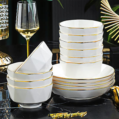 2025新款高颜值釉下彩碗碟盘组合