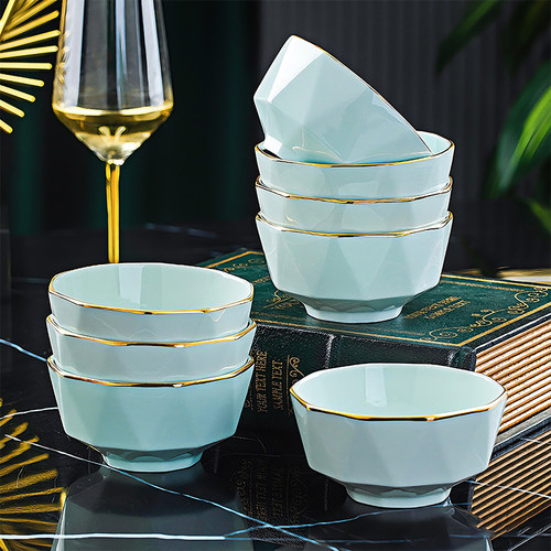 高温釉下彩陶瓷饭碗餐具2025新款