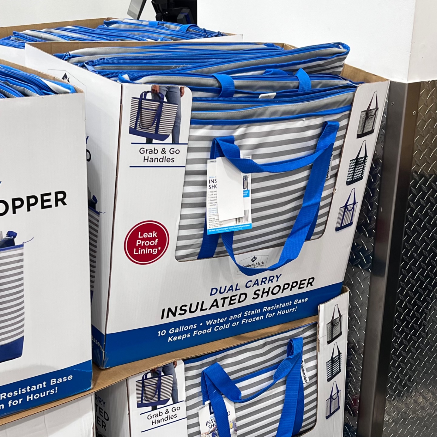 山姆会员商店 MM保温购物袋 珍珠棉保温层 防水防污底座 正品代购